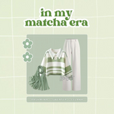 One Set Korean OOTD (Sweater, Celana, Hijab) - KK101